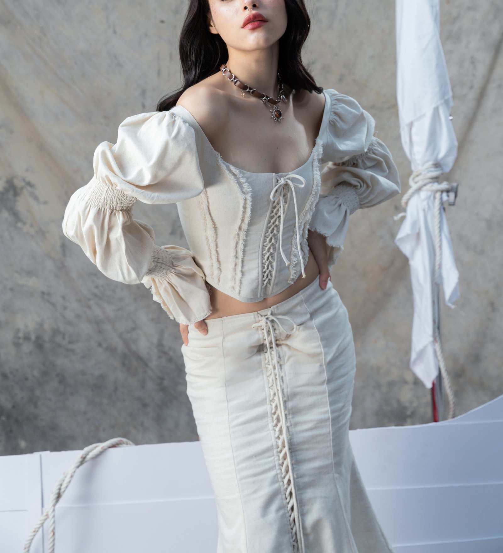 SEAFOAM STARDUST TOP