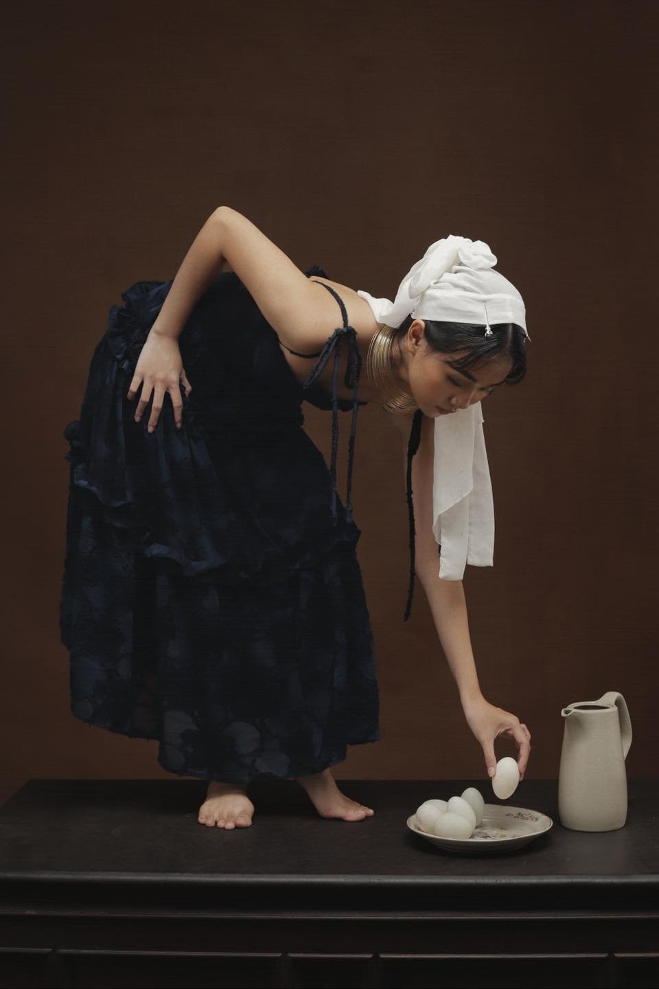 DARKBLUE TAKESHI DRESS