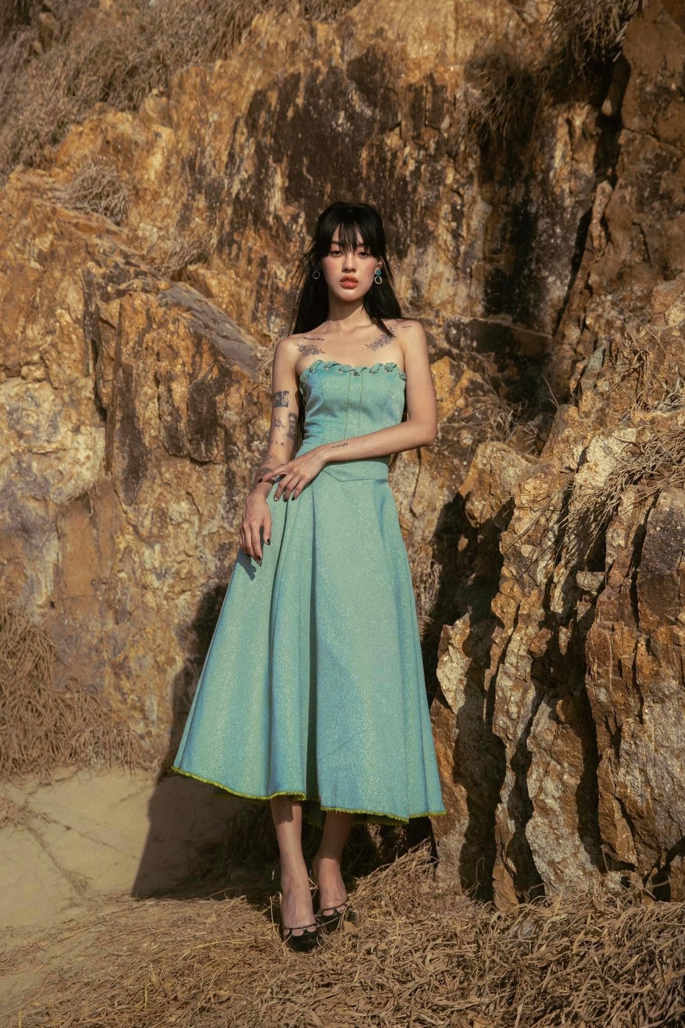 GREEN LUND LUND DRESS