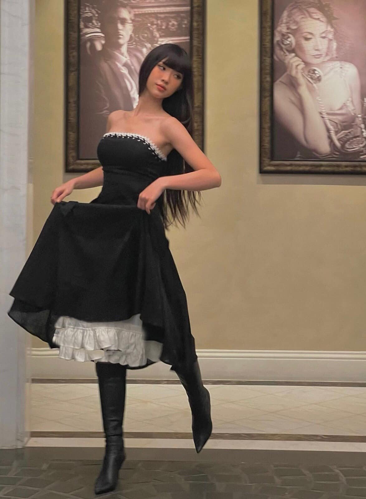 USCHI LOU BLACK DRESS