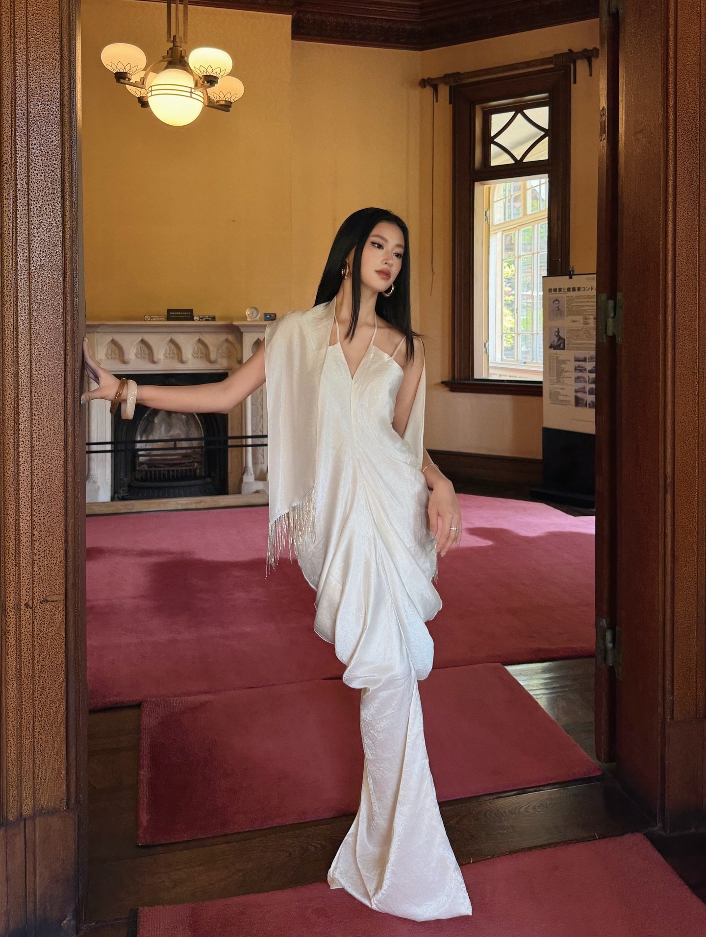 GLOAMING SILK DRESS