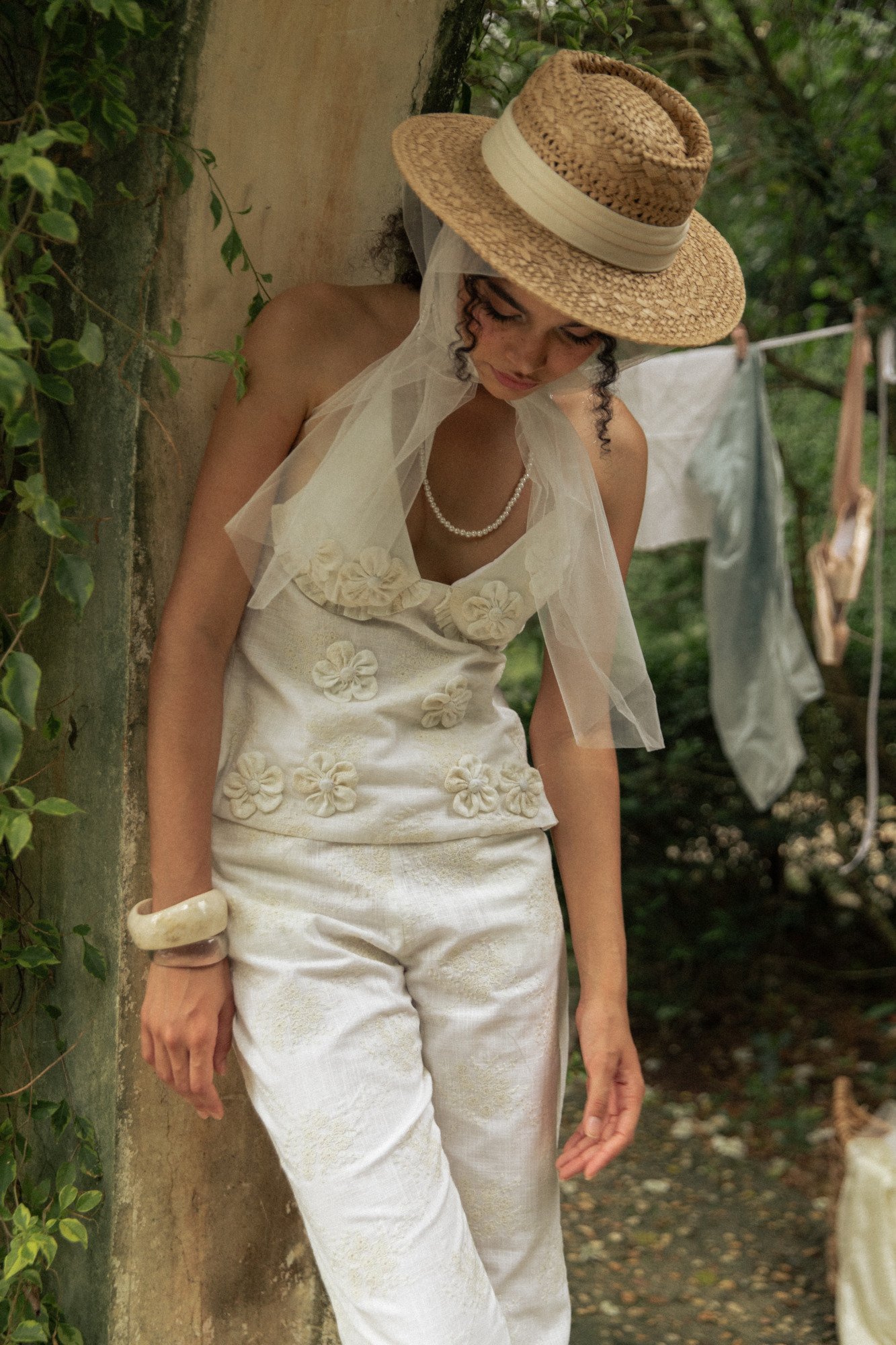 SEBASTIAN EMBROIDERED TOP