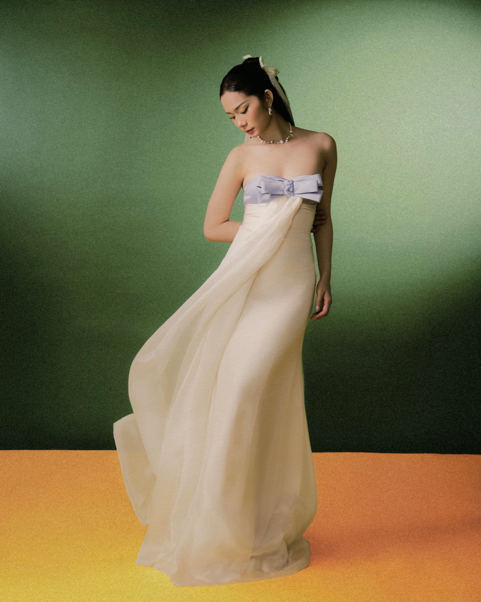 SEMI SHEER VINTAGE DRESS