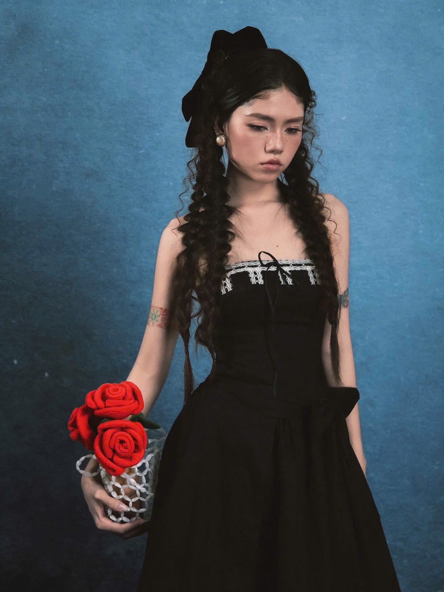 BLACK ROSE DRESS