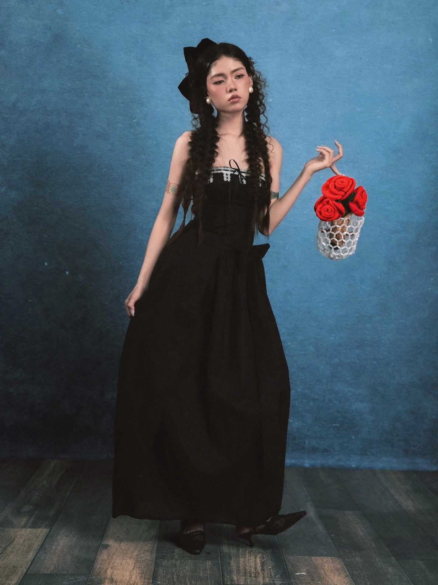 BLACK ROSE DRESS